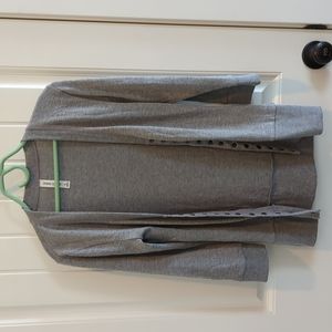 Women's 3/4 length sleeve button-down cardigan